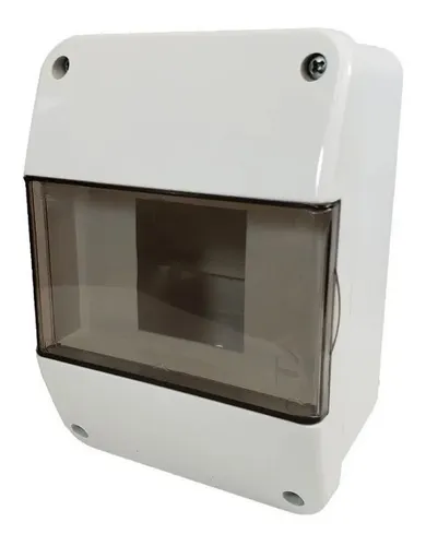 TAAD CAJA DIN SOBREPONER P/ TERMICA 2 A 4 MODULOS SATINADA