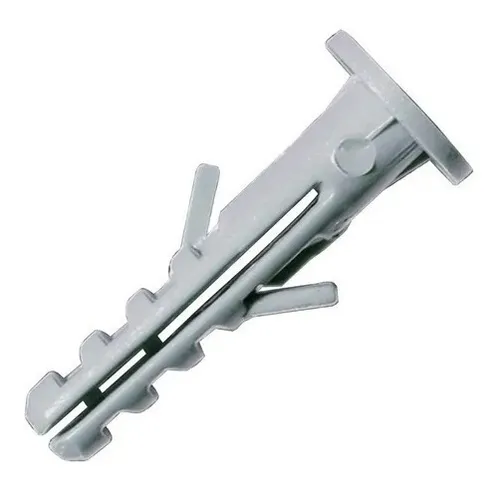 SUR TARUGO PLASTICO 6MM CON TOPE X 100 UNIDADES