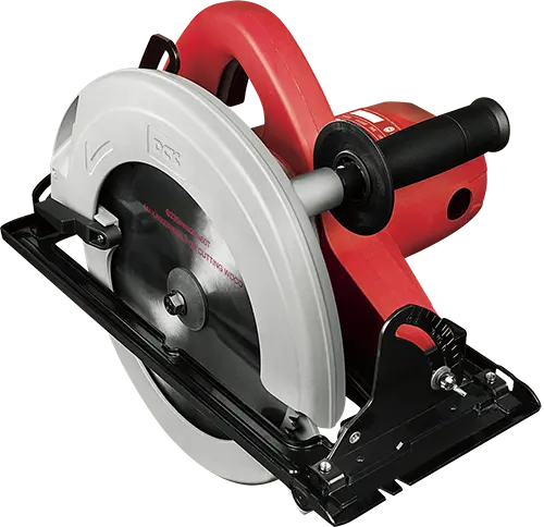 DCK SIERRA CIRCULAR POTENCIA 2000W DIAMETRO DEL DISCO DE CORTE 235MM CAPACIDAD MAX. DE CORTE 90°-85MM/45°-60MM ANGULO MAX. DE CORTE 50° PESO 6.5KG INCLUYE PLACA DE FIJACION, CARBONES 