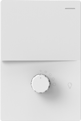 MACROLED TECLA  Y DIMMER LEDMILAN BLANCO, 1 CANAL, 10A MÁXIMO, 1 DIMMER, BASTIDOR METÁLICO 