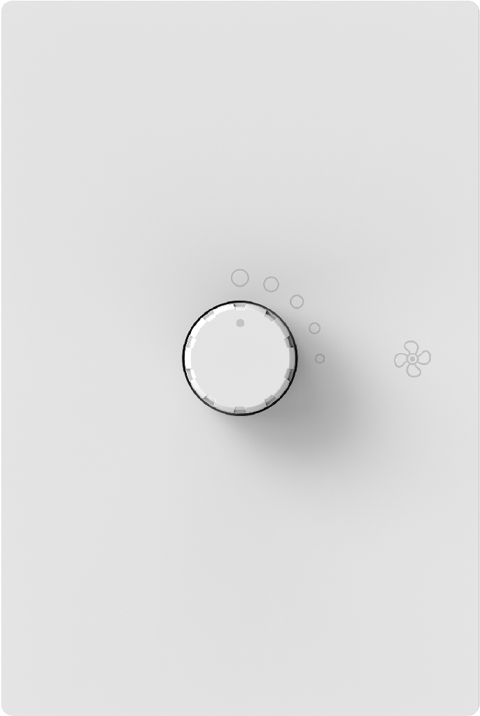 MACROLED DIMMER PARA VENTILADOR MILAN BLANCO
