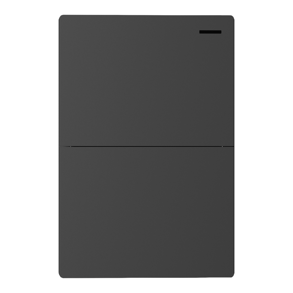 MACROLED TECLA MONACO GRIS, 2 CANALES, 2 VÍAS,10A MÁXIMO, BASTIDOR METÁLICO