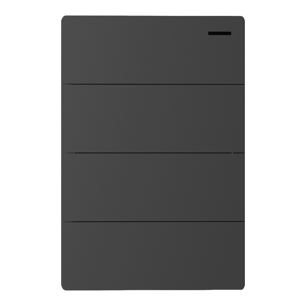 MACROLED TECLA MILAN GRIS, 4 CANALES, 2 VÍAS, 10A MÁXIMO, BASTIDOR METÁLICO