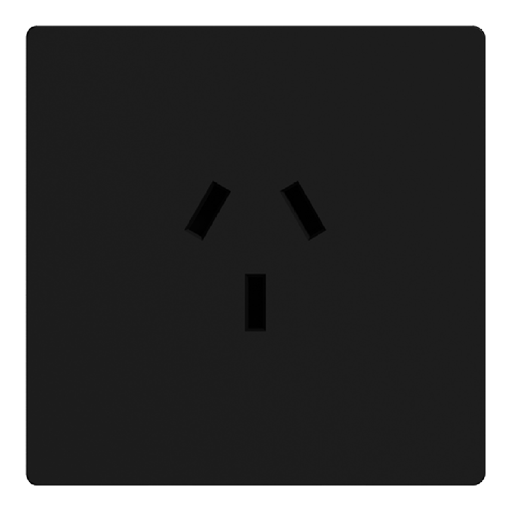 MACROLED TOMACORRIENTE MIGNON MONACO NEGRO,20A MÁXIMO, BASTIDOR METÁLICO