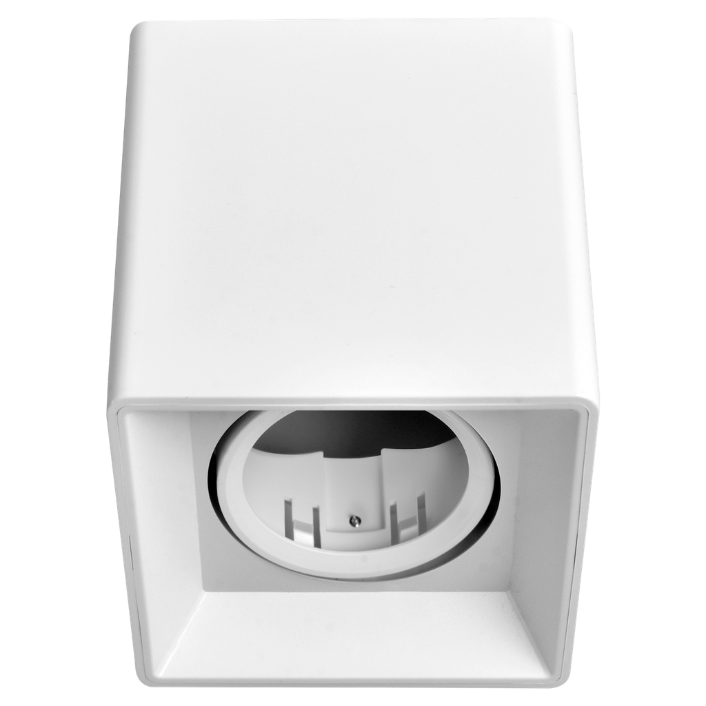 MACROLED ARTEFACTO PLAFON CUADRADO DICRO X1 MOVIL PC BLANCO RANURADO