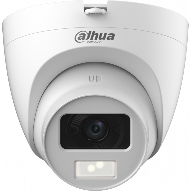 DAHUA CAMARA ANALOGICA SMART DUAL LIGHT 2 MPX CON MICROFONO DOMO HAC-HDW-1200CLQP-IL-A-0280-S6