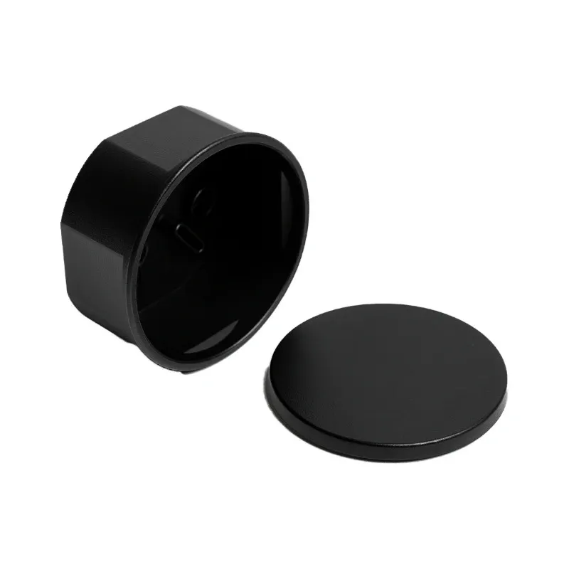 GENROD CAJA OCTOGONAL CHICA DE SOBREPONER CON TAPA NEGRA SISTELECTRIC NERA