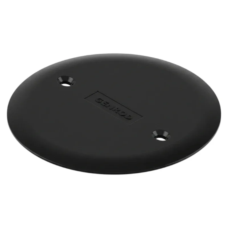 GENROD TAPA CIEGA PARA CAJA OCTOGONAL NEGRA GRANDE SISTELECTRIC NERA
