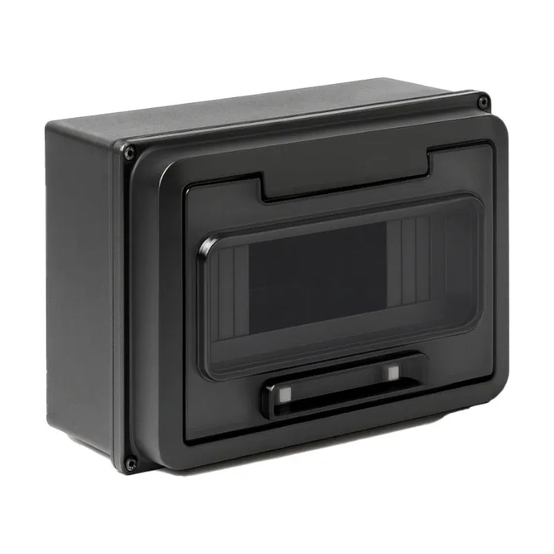GENROD CAJA EXT. TM 8 BOCAS C/TAPA FUMÉ NEGRA SISTELECTRIC NERA