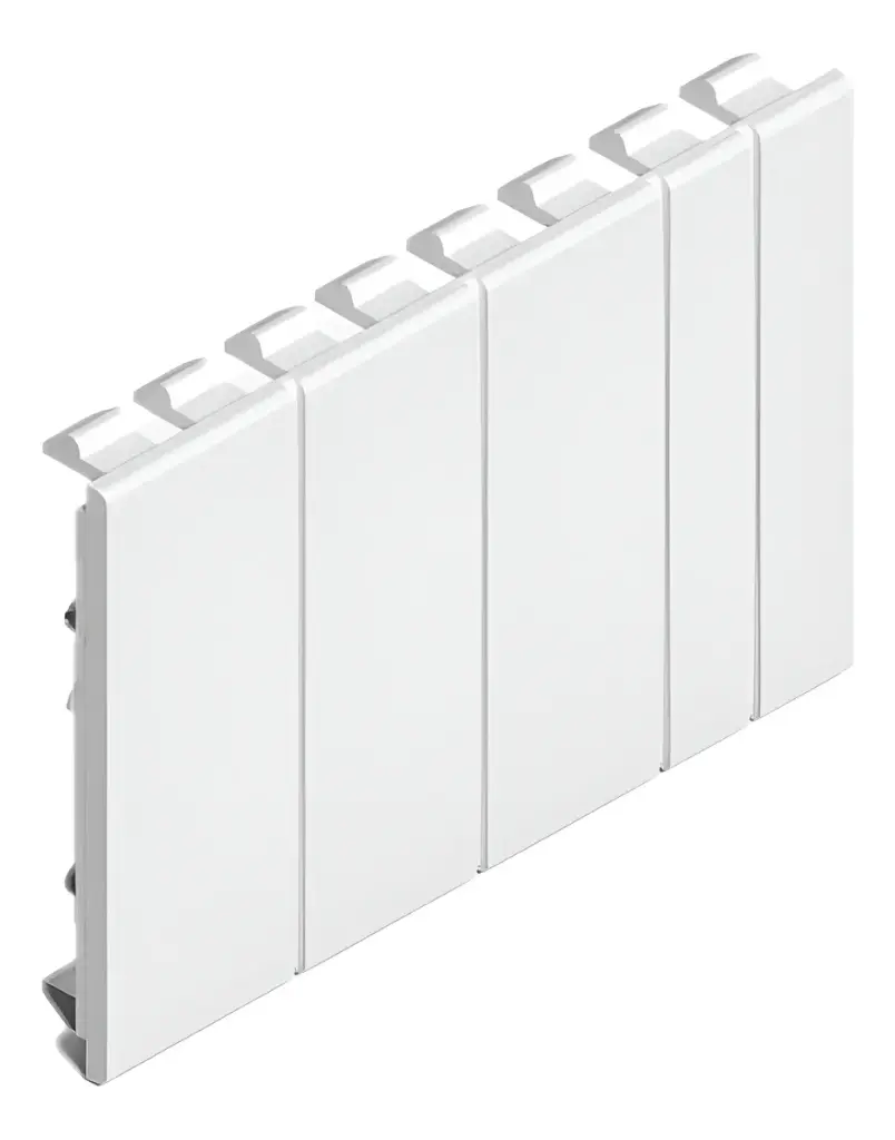 GENROD TAPA DIN PARA 4 POLOS- BLANCA