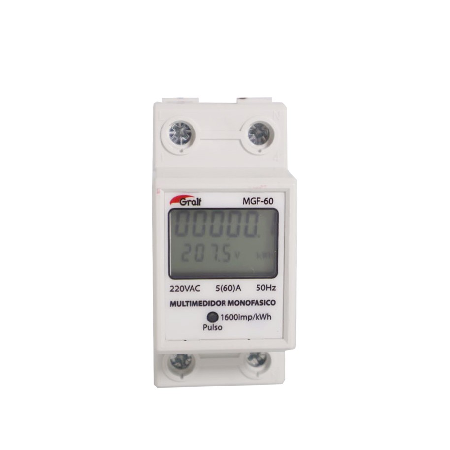 GRALF MULTIMEDIDOR MONOFASICO CON DISPLAY