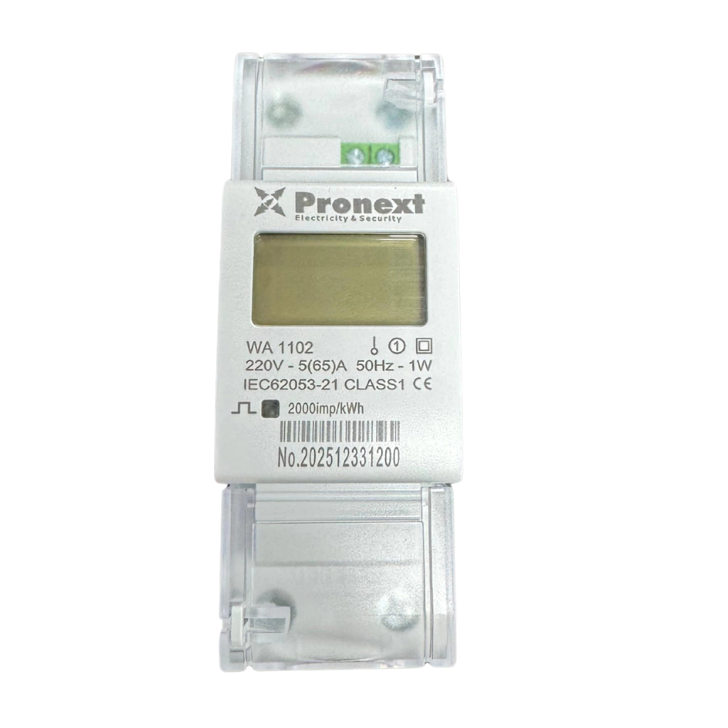 PRONEXT MEDIDOR MONOFASICO 5 A 65A C/ REGISTRO