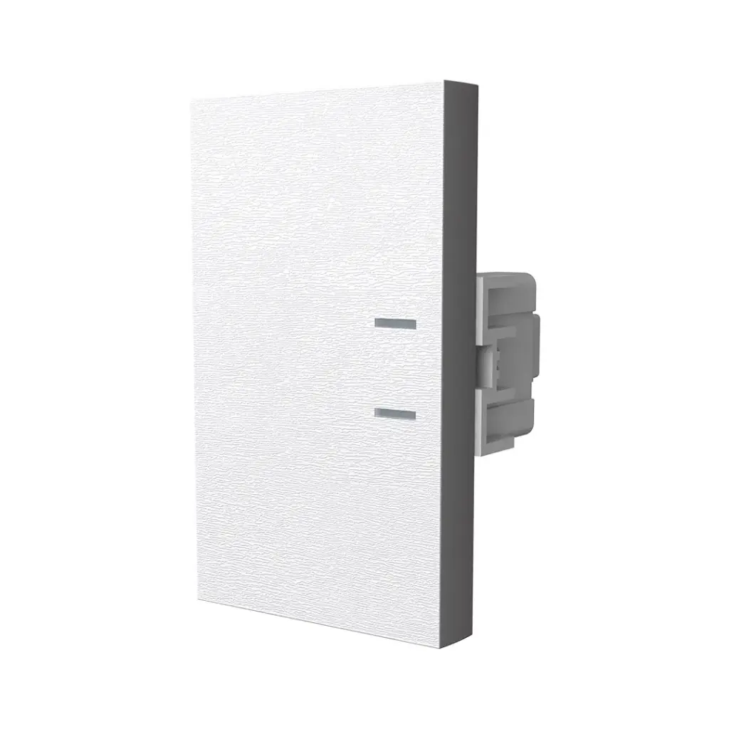 JELUZ PLATINUM TECLON 1 MODULO INTERRUPTOR BLANCO 10A