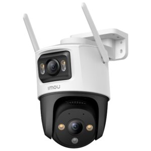 IMOU CAMARA IP CRUISER DUAL 10MP (5+5) IP66 IR30 FULL COLOR  CON LUZ DISUASIVA ROJA Y AZUL