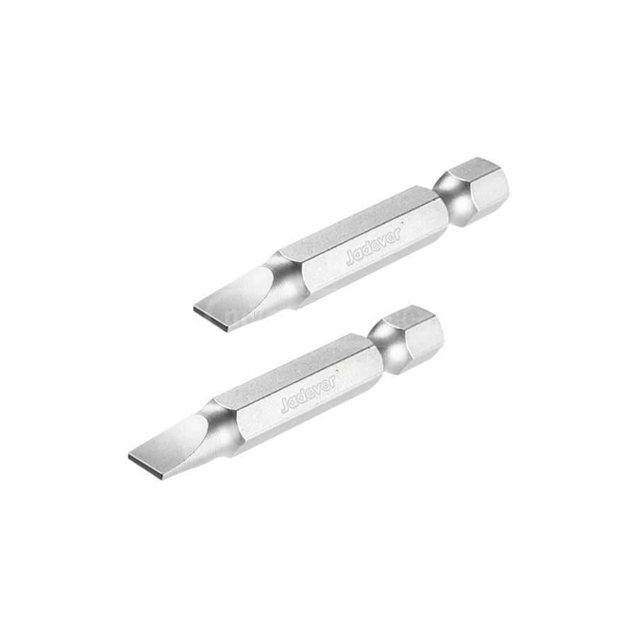 JADEVER PUNTAS DE DESTORNILLADOR - SL6 X 1 X 50MM 2 PIEZAS/JUEGO - AC.CR-V ENDURECIDO Y REVENIDO