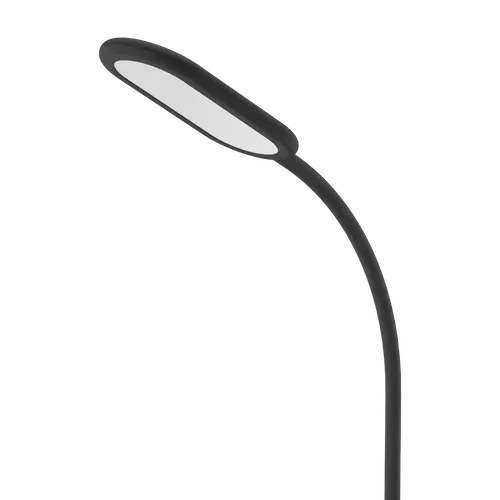 MACROLED LAMPARA LED DE PIE NEGRO, 10W 850LM, AC100-240V, RA>80, 3 TEMP COLOR, DIMEABLE, MEMORIA ULTIMA FUNCION