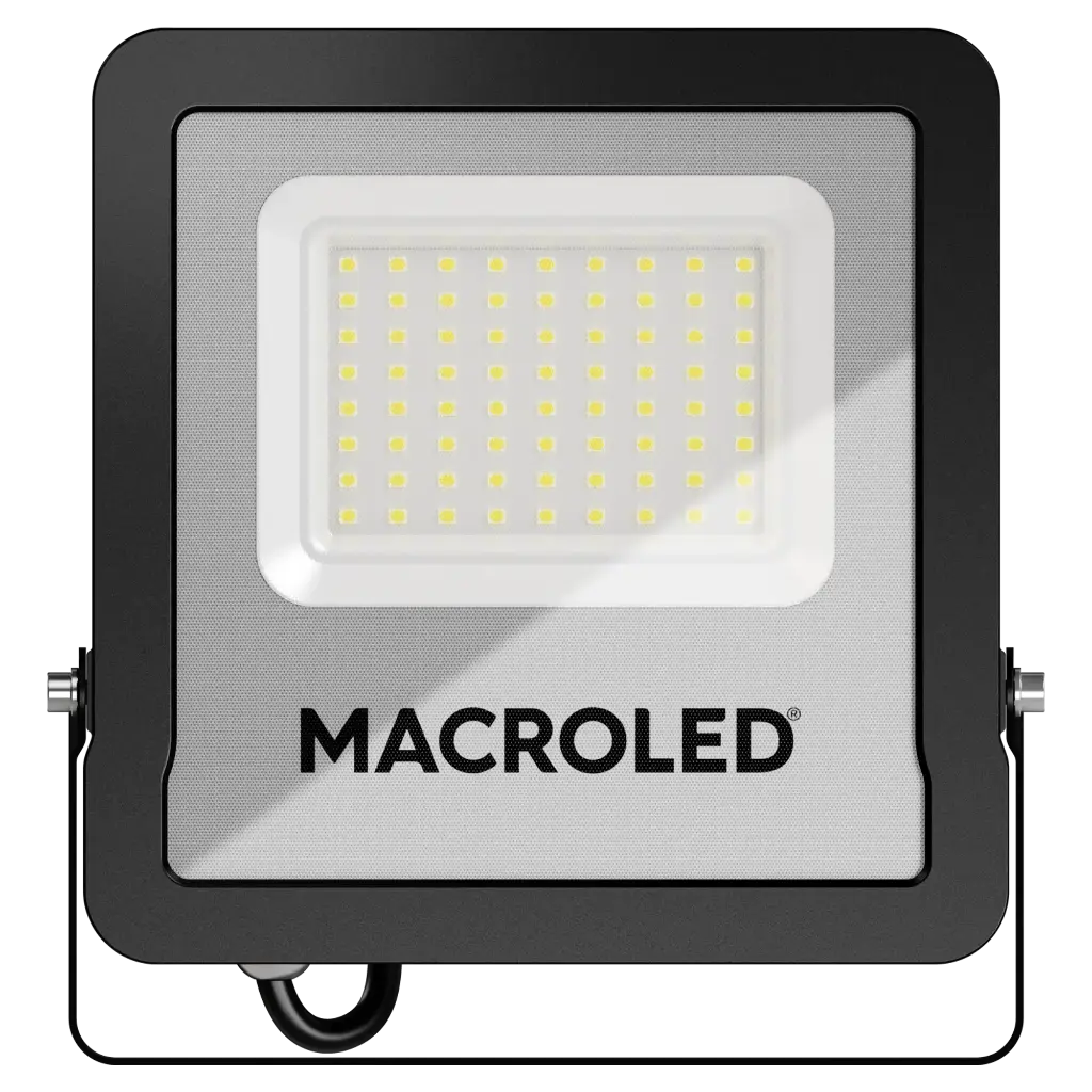 MACROLED REFLECTOR LED PRO 50W FRIO, ANGULO DE APERTURA 110°, AC100-277V, 5700K, IP66