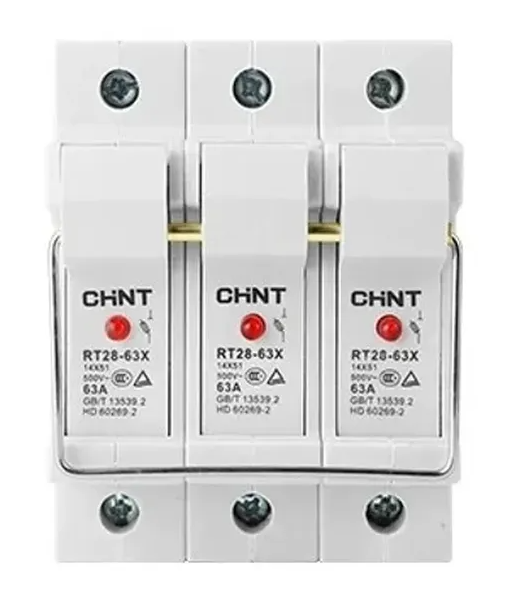 CHINT BASE FUSIBLE TRIPOLAR CON LED 14X51 63A 
