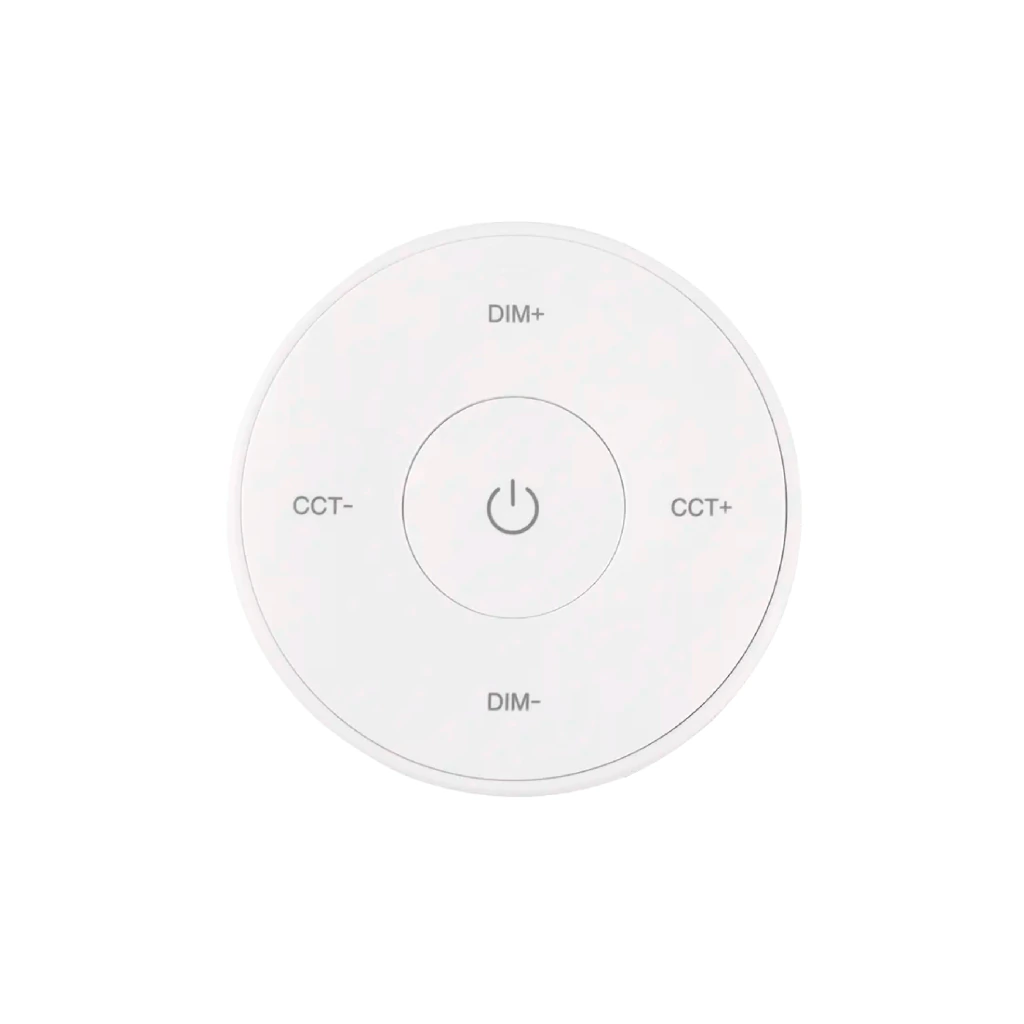 DEMASLED MINI CONTROL REMOTO DIMMER CON BASE MAGNETICA 3V 2.4 GHz, BLANCO