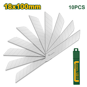 JADEVER KIT DE 10 HOJAS DE CUTTER - TAMAÑO DE LAS HOJAS: 61MM X 19 MM 