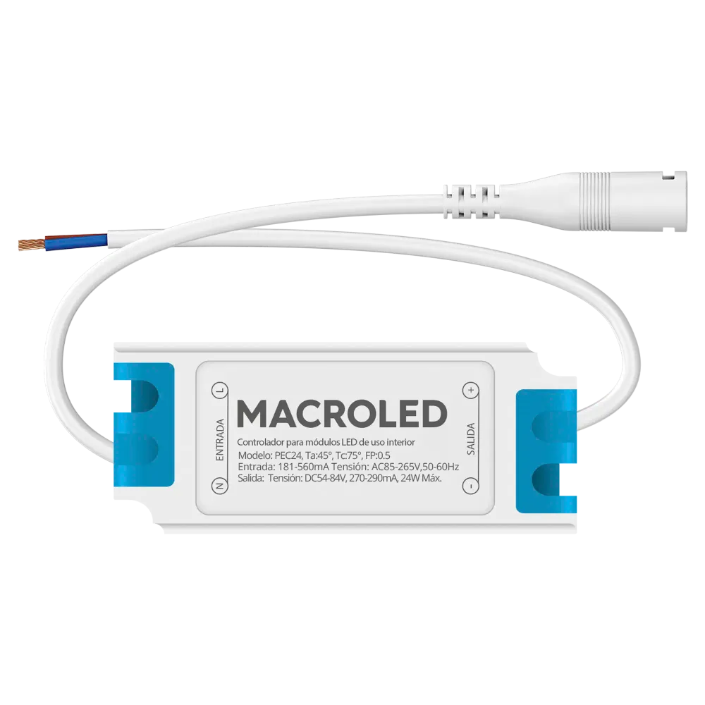 MACROLED DRIVER DIMERIZABLE PARA PANEL LED 18 Y 24W AC85-265V