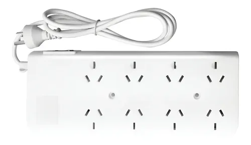 INTECK ZAPATILLA 8 TOMAS NORMALIZADA 1,5 MTS PROTECTOR TERMICO (BLANCO) 