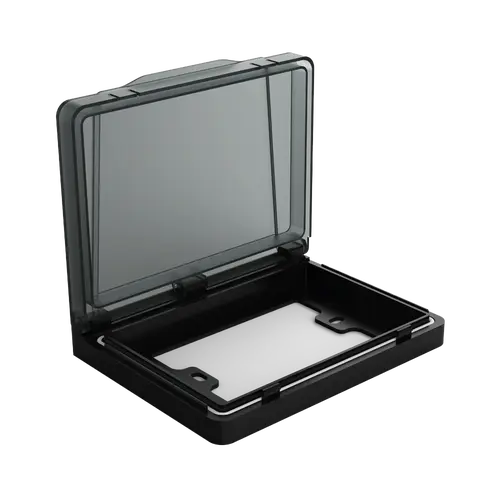 MACROLED CAJA DE EXTERIOR RECTANGULAR MONACO NEGRO, IP55
