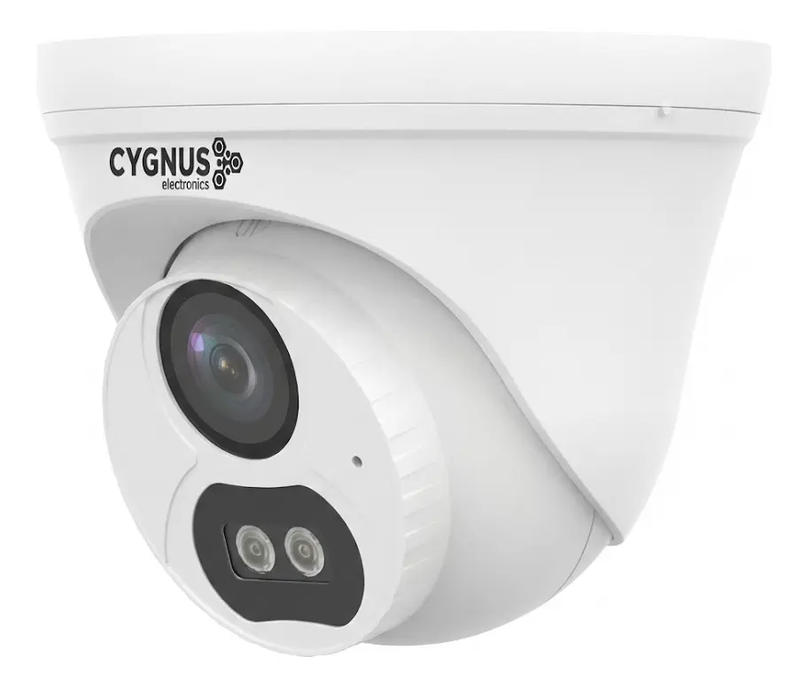 CYGNUS CAMARA IP IPC-2M-DA2L DOMO 2MPX DUAL LIGHT CON MICROFONO IP67/ SOLO POE 