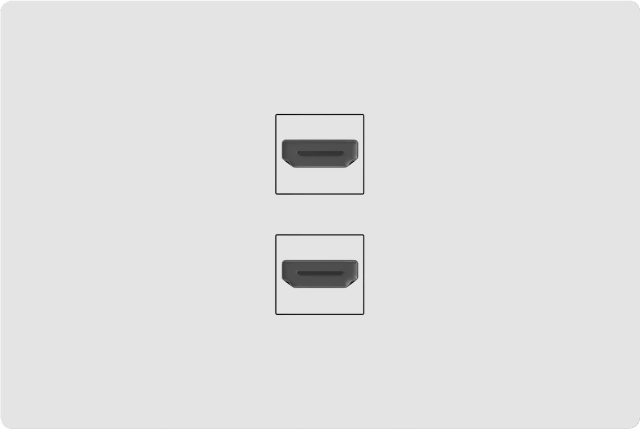 MACROLED CONECTOR HDMI DOBLE MONACO BLANCO 