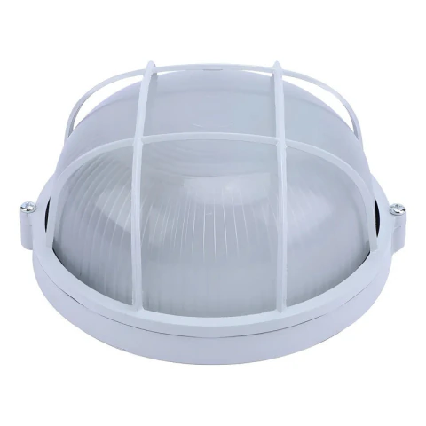 ILUMA TORTUGA RENDONDA BLANCA E27 ALUMINIO/VIDRIO 