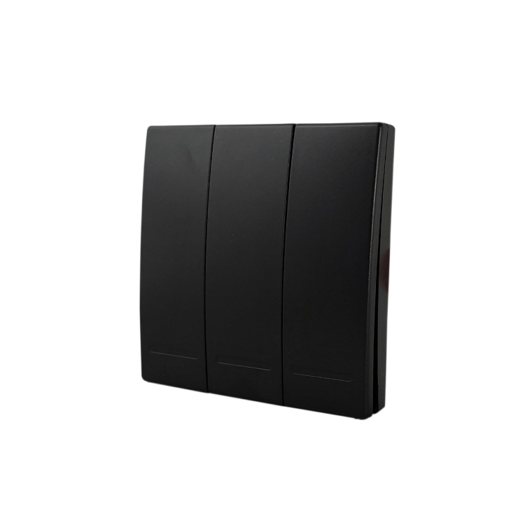 DEMASLED TECLA INALAMBRICA RF, 3 EFECTOS SMART HOUSE NEGRO