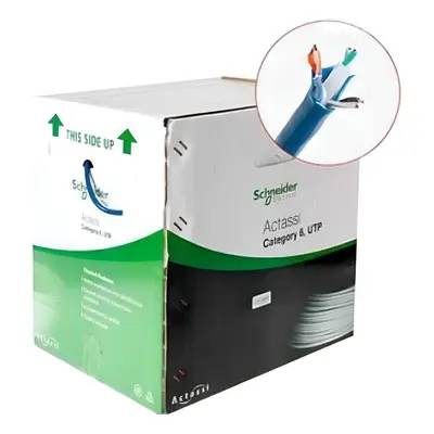 [ACTCAT5] ACTASSI CABLE LAN UTP CAT 5 X BOBINA 305M AZUL