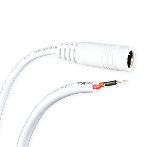 [AL57] ALINS ACCESORIO CONECTOR ALIMENTACION 6MM BLANCO