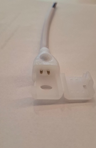 [AL57] ALINS ACCESORIO CONECTOR ALIMENTACION P/NEON 6MM BLANCO