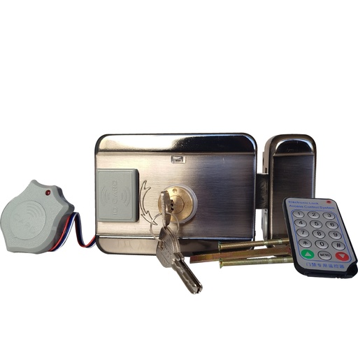 [SEC4D] ALINS CERRADURA ELECTRICA CON LECTOR DE TARJETA Y LLAVES