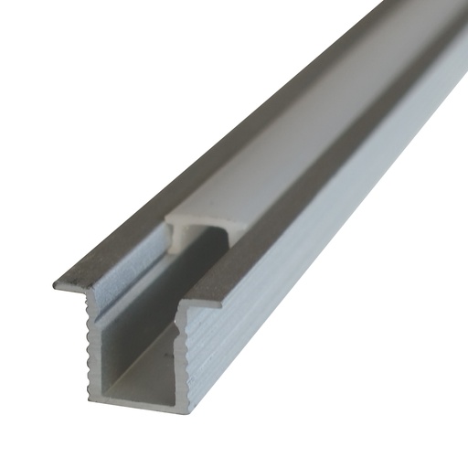 [KR-0809A] ALINS PERFIL DE ALUMINIO 1 METRO EMBUTIR 7,8X9 KR-0809A milky white cover+plug+Snap-milky white