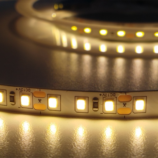 [AL24] ALINS TIRA LED 12v-2835-120LEDS 8MM IP20 ROLLO DE 5 METROS BLANCO CALIDO