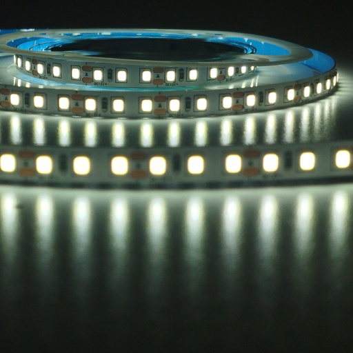 [AL25] ALINS TIRA LED 12v-2835-120LEDS 8MM IP20 ROLLO DE 5 METROS BLANCO FRIO