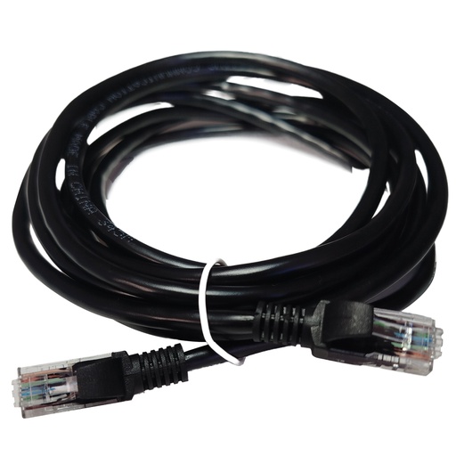 [PATAMP63] AMP PATCH CORD CAT.6 NEGRO 2.4M