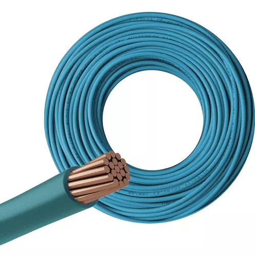 [AYAN4C] AYAN CABLE UNIPOLAR DE 4 MM X 100 M CELESTE