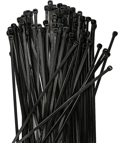 [4659N] BAROVO PRECINTO DE NYLON 4.8X400 MM NEGRO X 100U