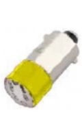 [B5L5230] BAW LAMPARA MULTILED 230V BA9S AMBAR
