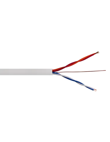 [100002X200] CABLEFACTORY PORTERO 2 PARES X 200 MTS BLANCO