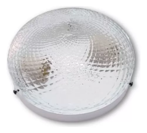 [720] CALU PLAFON VIDRIO VENECIANO 20CM 2 LUCES