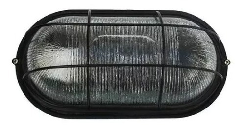 [758] CALU TORTUGA CHAPA OVALADA 60W NEGRA