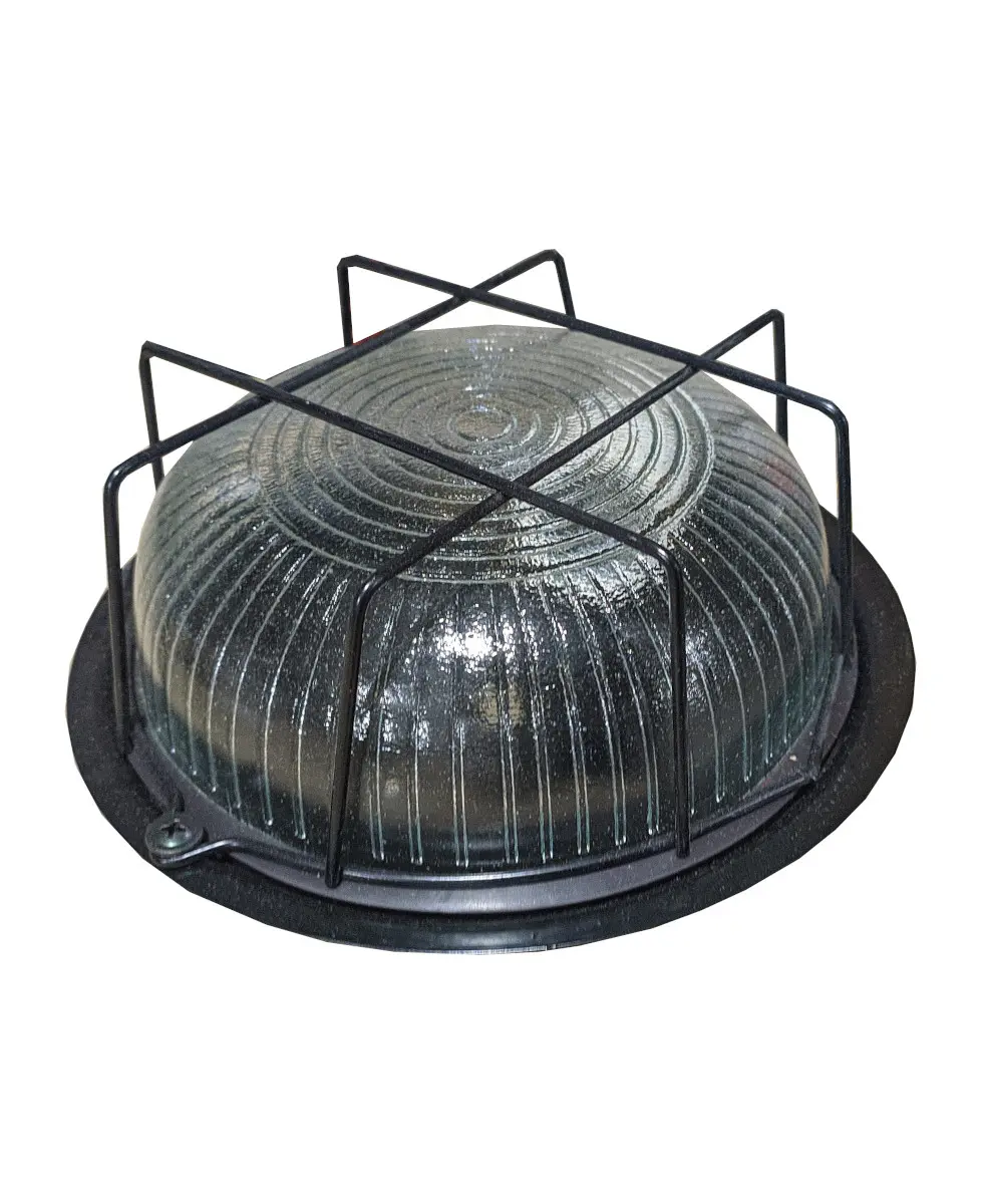 [568] CALU TORTUGA CHAPA REDONDA 60W NEGRA