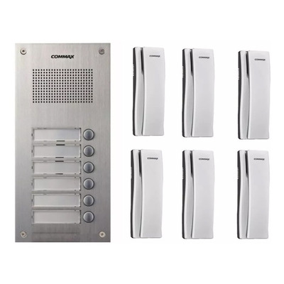 [KIT6UM] COMMAX KIT PORTERO 6 UM