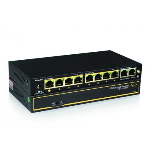 [CYS1008] CYGNUS SWITCH 8 PUERTOS POE + 2 UPLINK