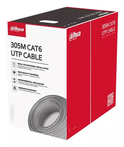 [PFM920I-6UN-CN] DAHUA CABLE UTP CAT 6 100% COBRE INTERIOR X 305 MTS