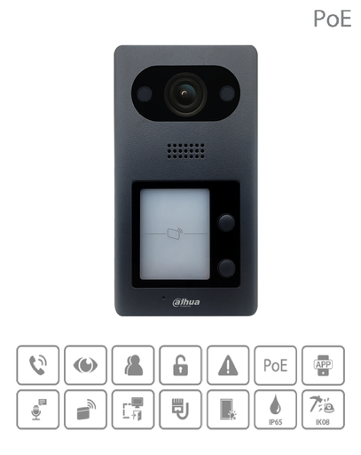 [VTO3211DP] DAHUA PORTERO VTO3211D-DP2 CON DOS BOTONES PULSADO